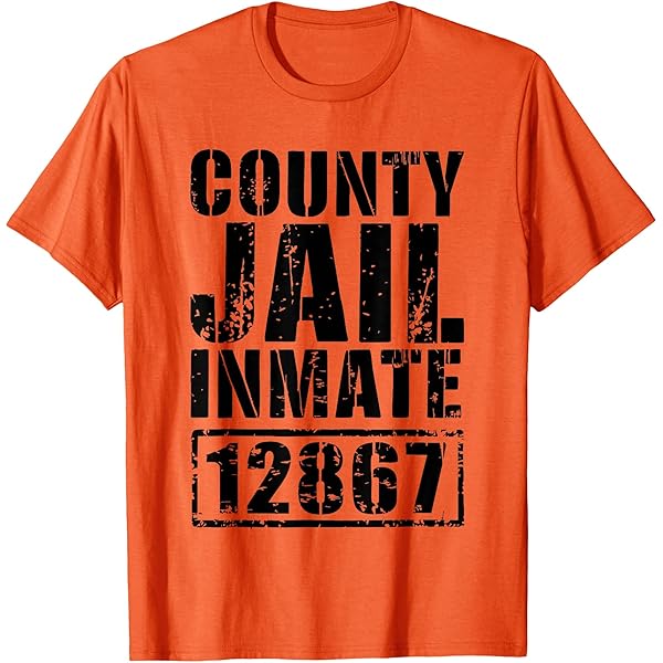 Amazon.com: Prisoner Costume Shirt | Orange County Inmate Prison